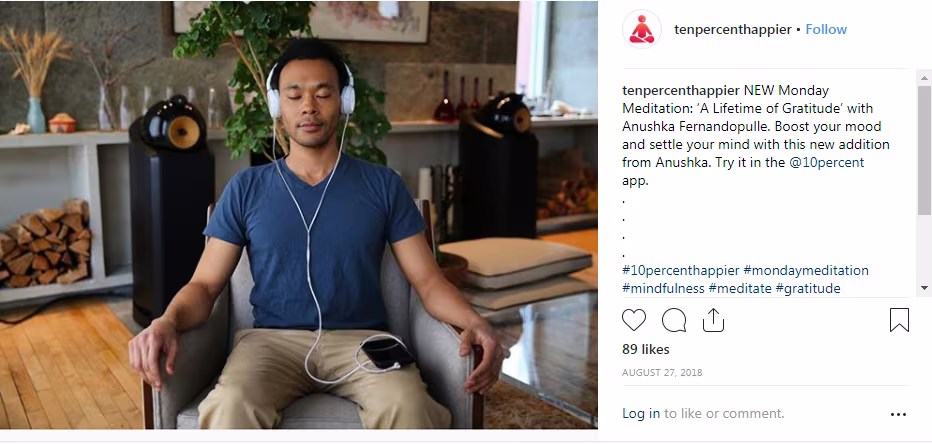 10% Happier app video content